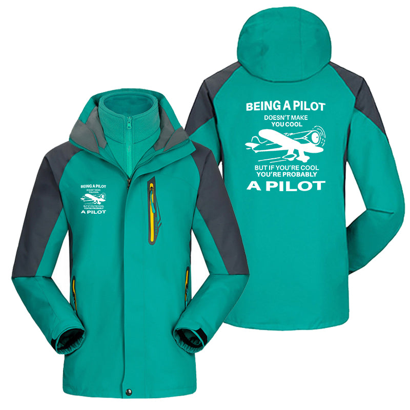 If You're Cool You're Probably a Pilot Designed Thick Skiing Jackets