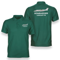 Thumbnail for The Bombardier Learjet 75 Designed Double Side Polo T-Shirts