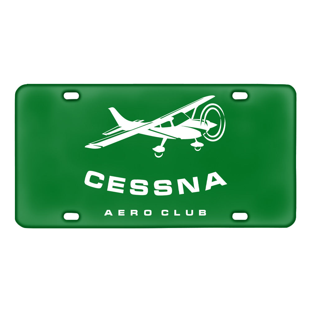 Cessna Aeroclub Designed Metal (License) Plates
