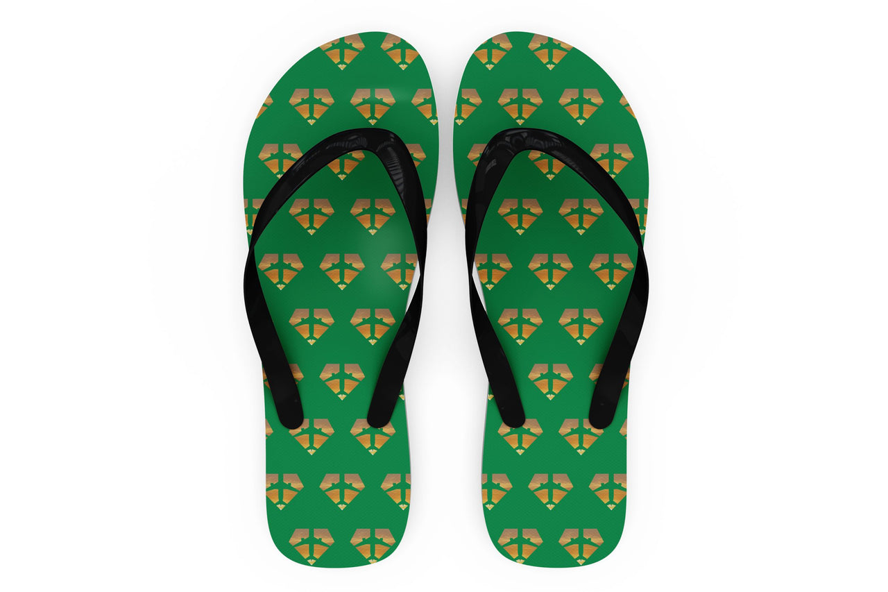 Supermen of The Skies (Sunset) Designed Slippers (Flip Flops)