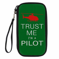 Thumbnail for Trust Me I'm a Pilot (Helicopter) Designed Travel Cases & Wallets