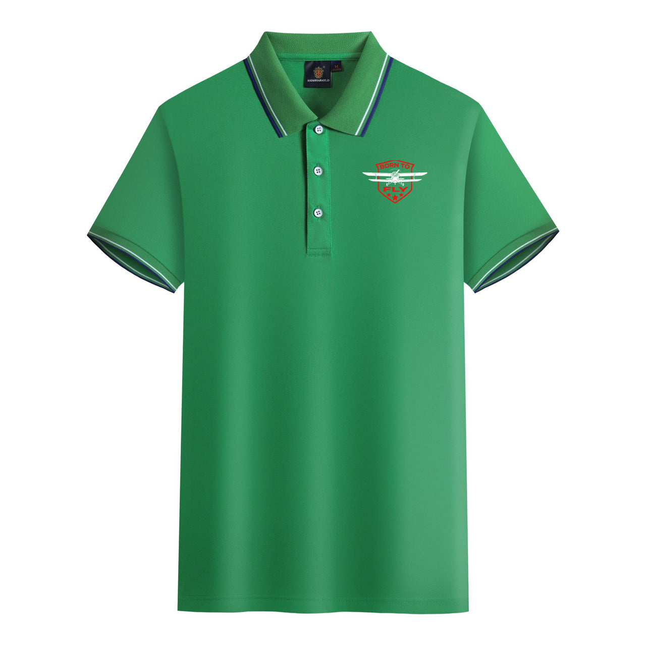 Born To Fly Designed Designed Stylish Polo T-Shirts