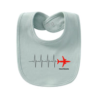 Thumbnail for Aviation Heartbeats Designed Baby Saliva & Feeding Towels