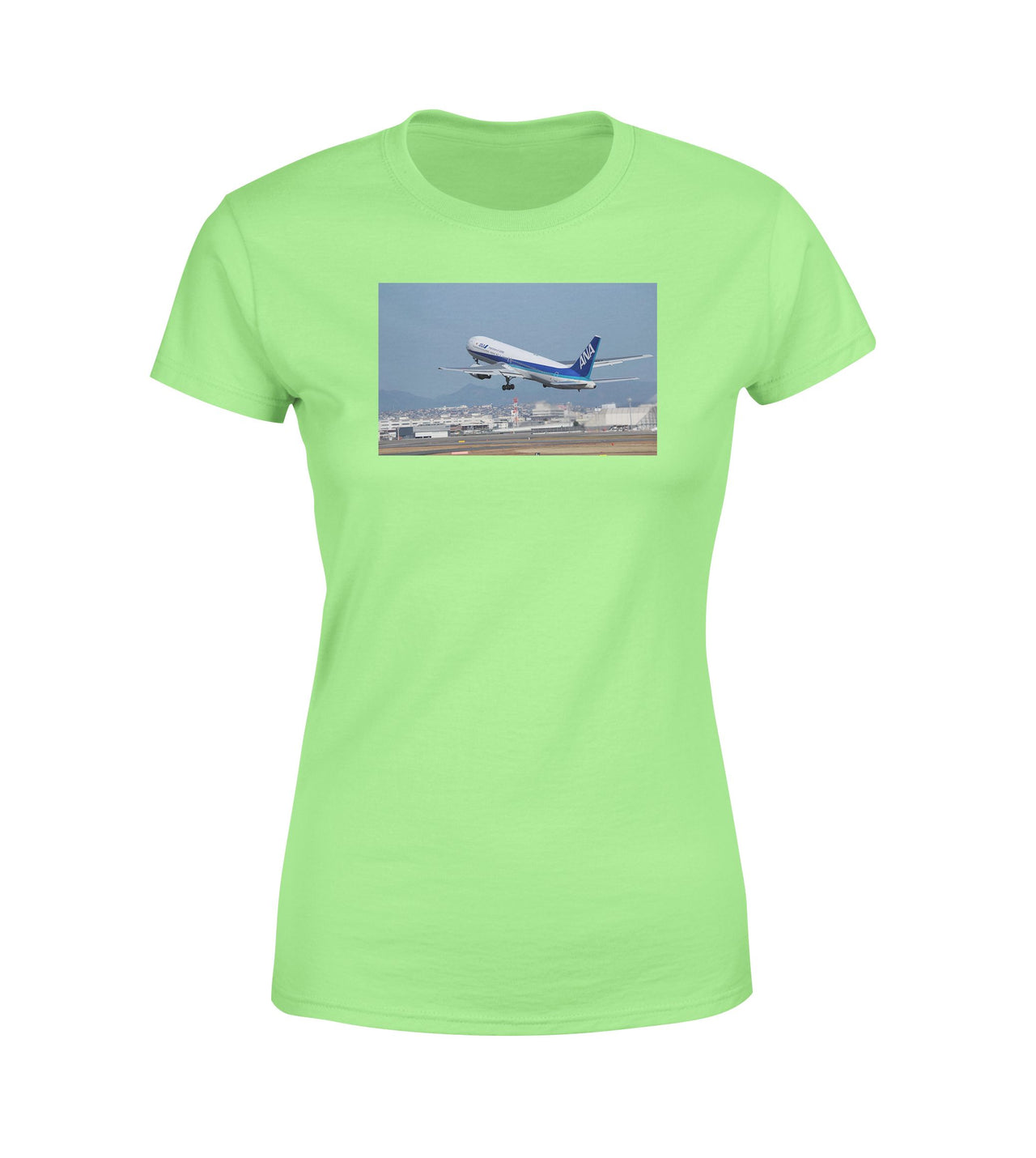 Departing ANA's Boeing 767 Designed Women T-Shirts