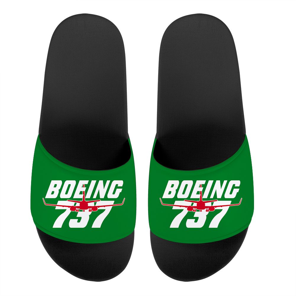 Amazing Boeing 737 Designed Sport Slippers