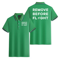 Thumbnail for Remove Before Flight Designed Stylish Polo T-Shirts (Double-Side)