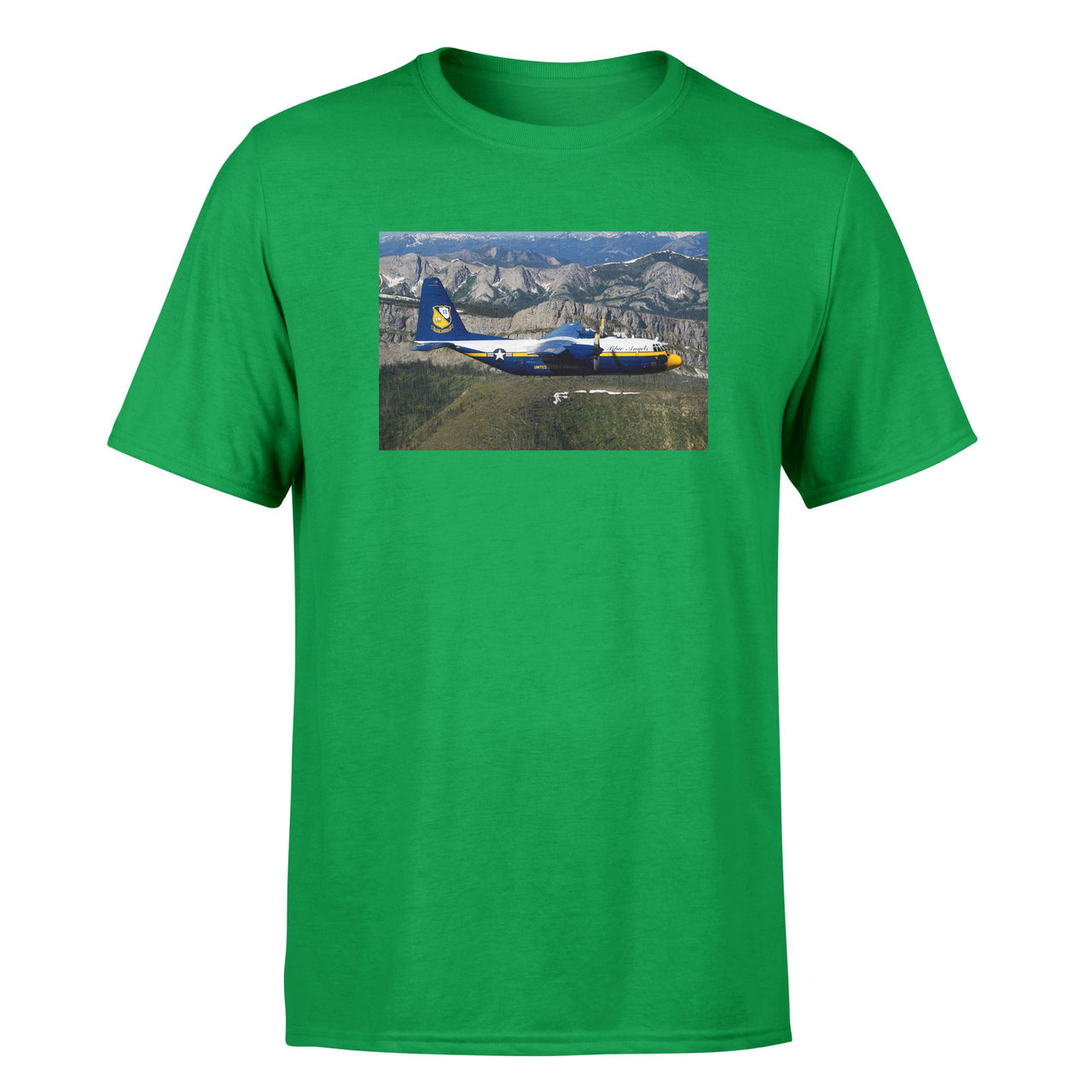 Amazing View with Blue Angels Aircraft Designed T-Shirts