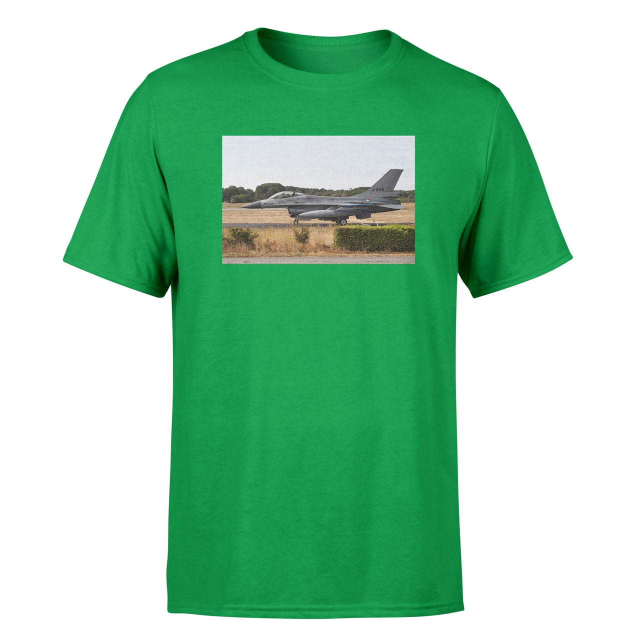 Fighter Jet 16 From Side Designed T-Shirts