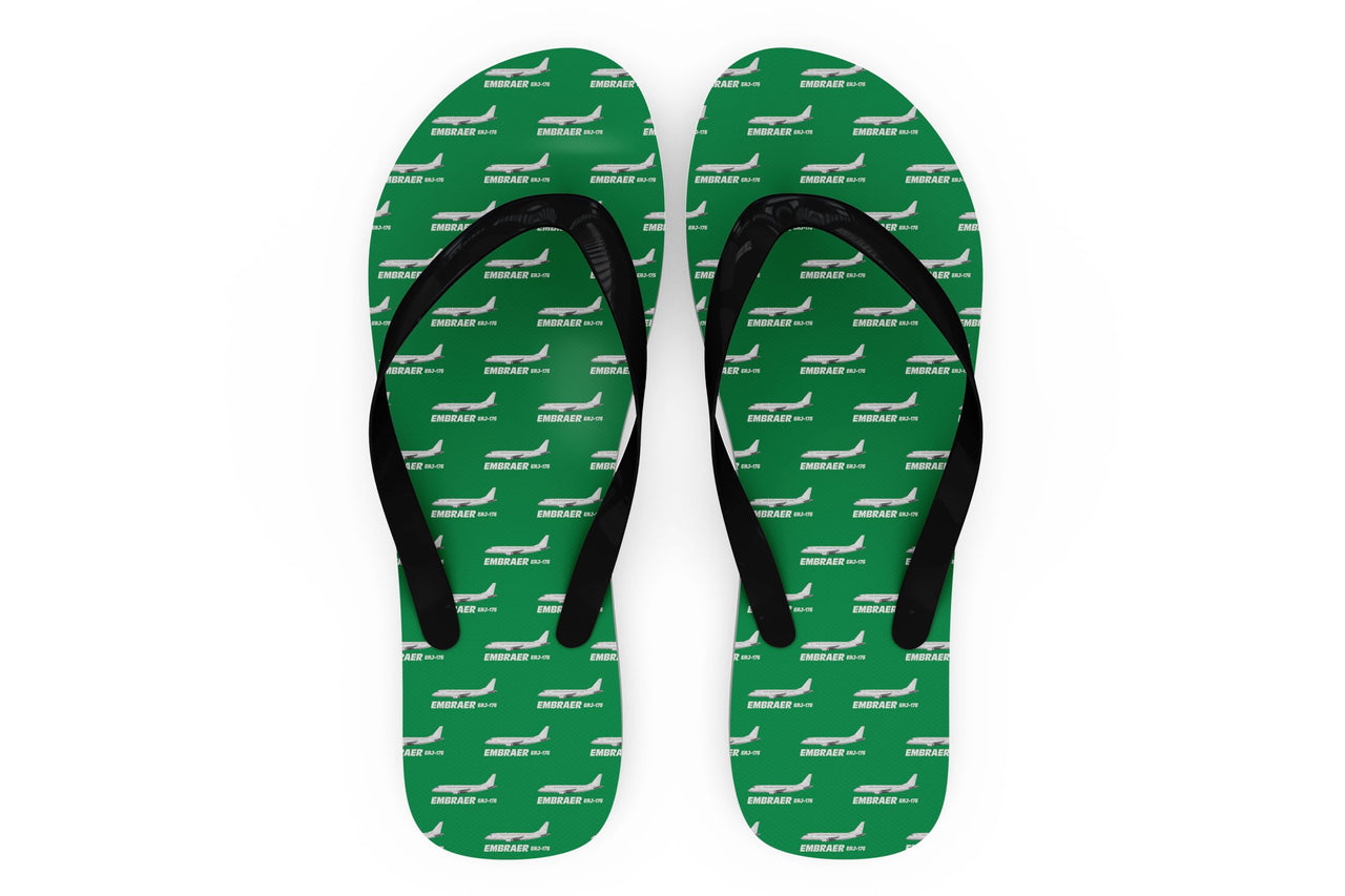 The Embraer ERJ-175 Designed Slippers (Flip Flops)