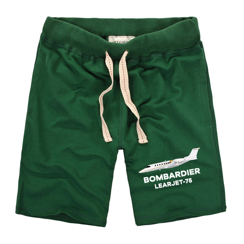 The Bombardier Learjet 75 Designed Cotton Shorts