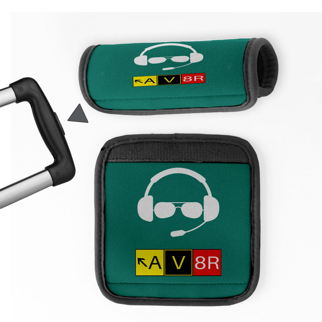 AV8R 2 Designed Neoprene Luggage Handle Covers