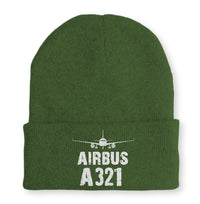 Thumbnail for Airbus A321 & Plane Embroidered Beanies