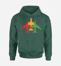 Thumbnail for Colourful 3 Airplanes Designed Hoodies