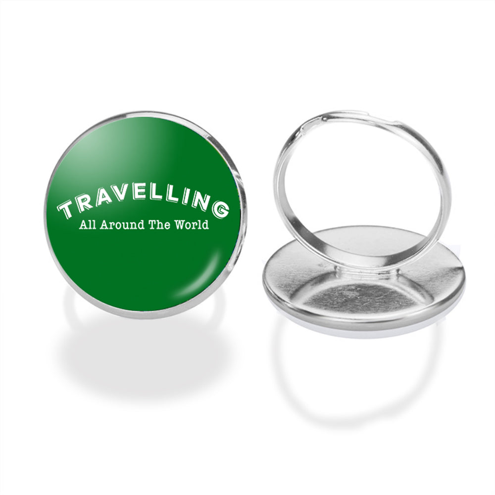 Travelling All Around The World Designed Rings