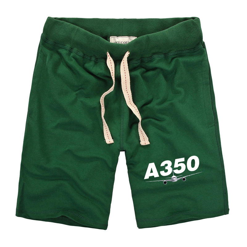 Super Airbus A350 Designed Cotton Shorts