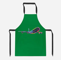 Thumbnail for Multicolor Airplane Designed Kitchen Aprons
