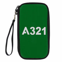 Thumbnail for A321 Flat Text Designed Travel Cases & Wallets
