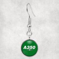 Thumbnail for Super Airbus A350 Designed Earrings