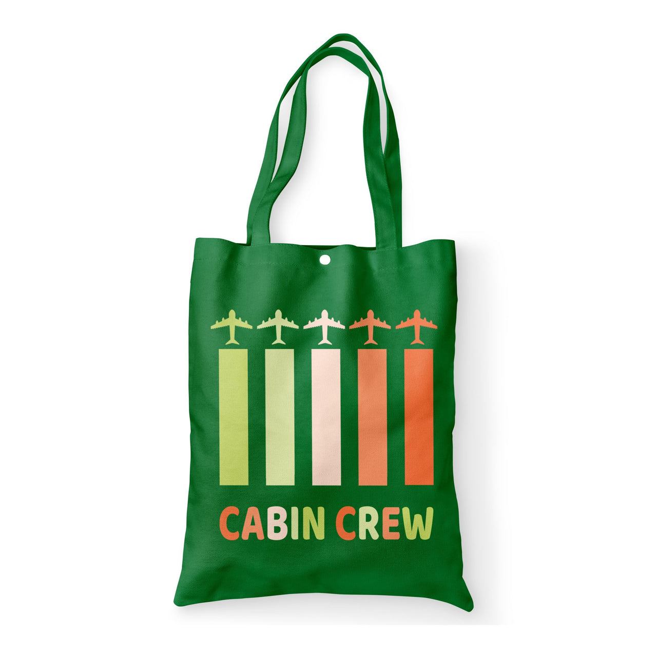 Colourful Cabin Crew Designed Tote Bags
