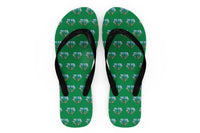 Thumbnail for Supermen of The Skies (Sunrise) Designed Slippers (Flip Flops)