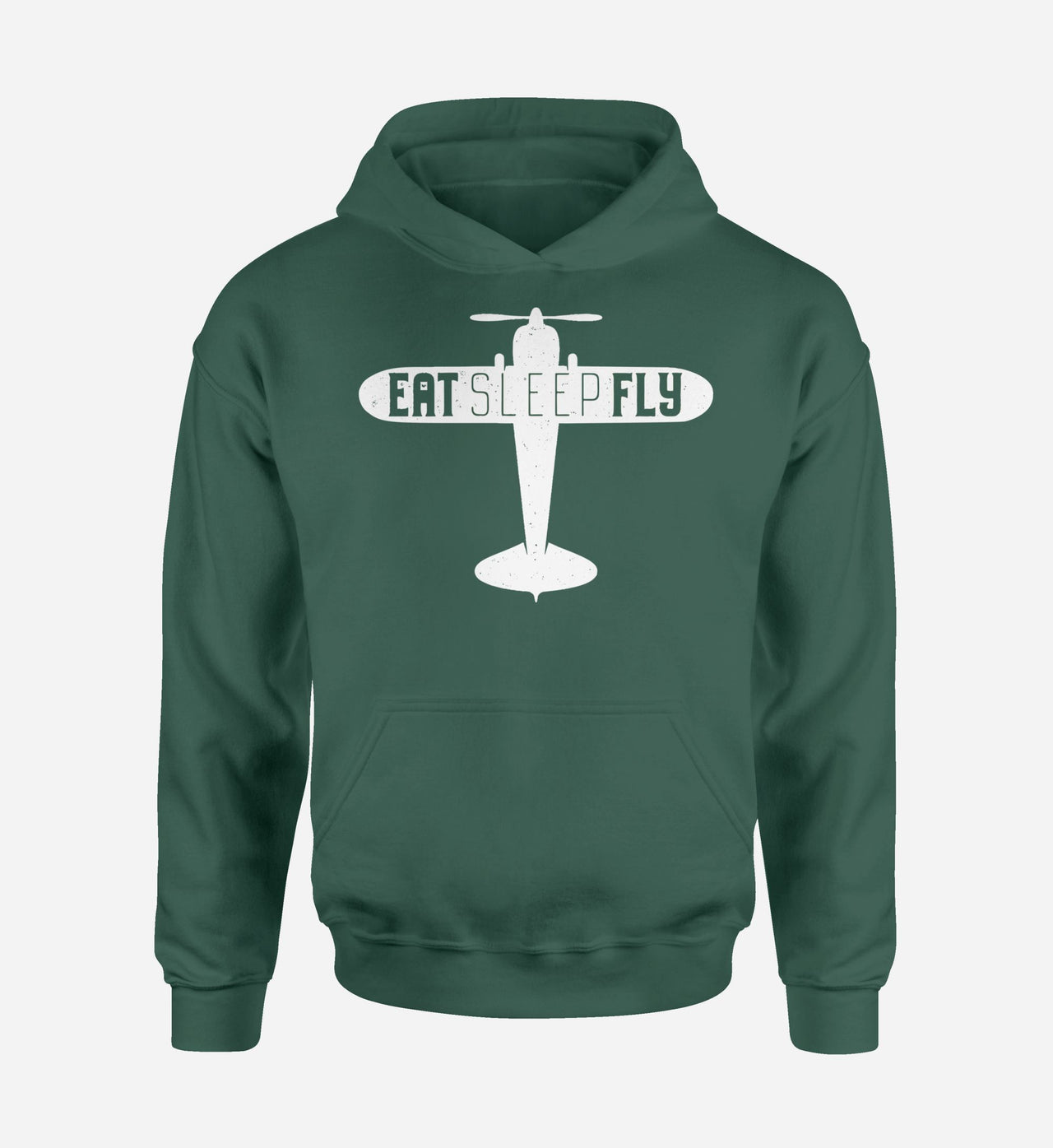 Eat Sleep Fly & Propeller Designed Hoodies