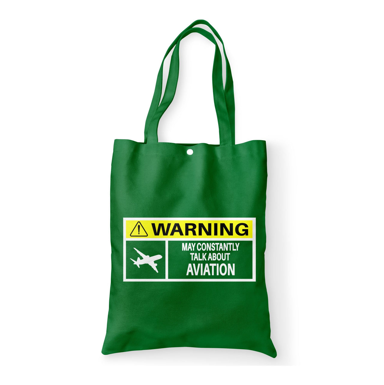 Warning May Constantly Talk About Aviation Designed Tote Bags