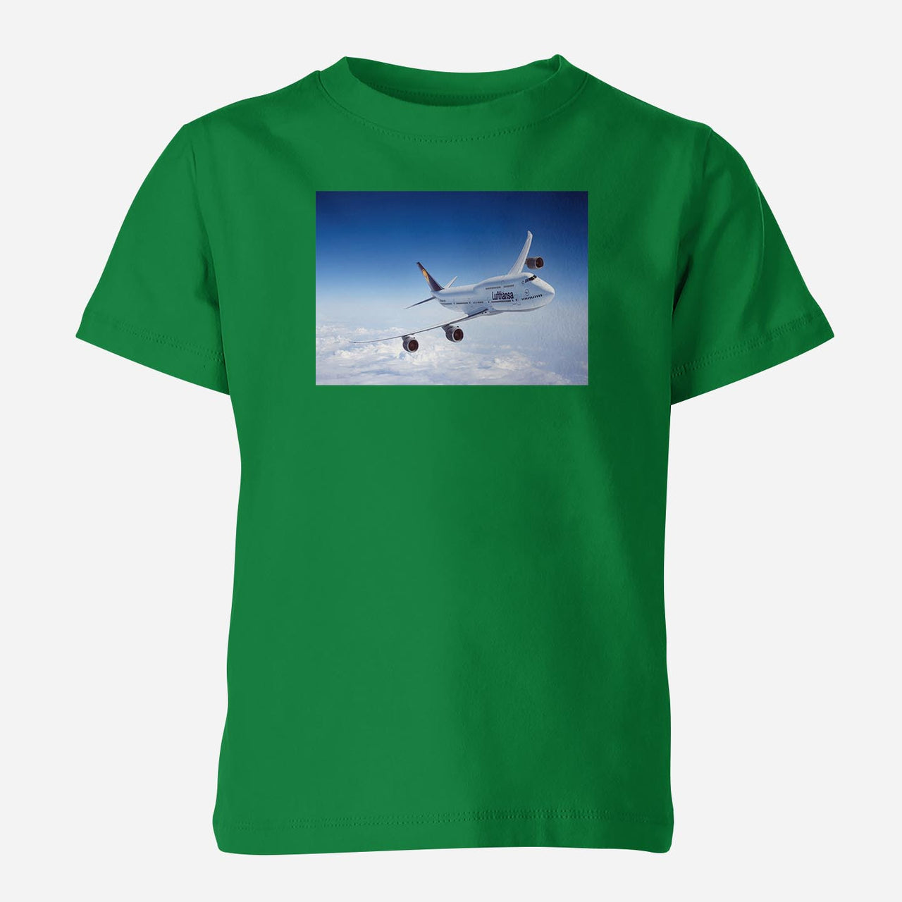 Cruising Lufthansa's Boeing 747 Designed Children T-Shirts
