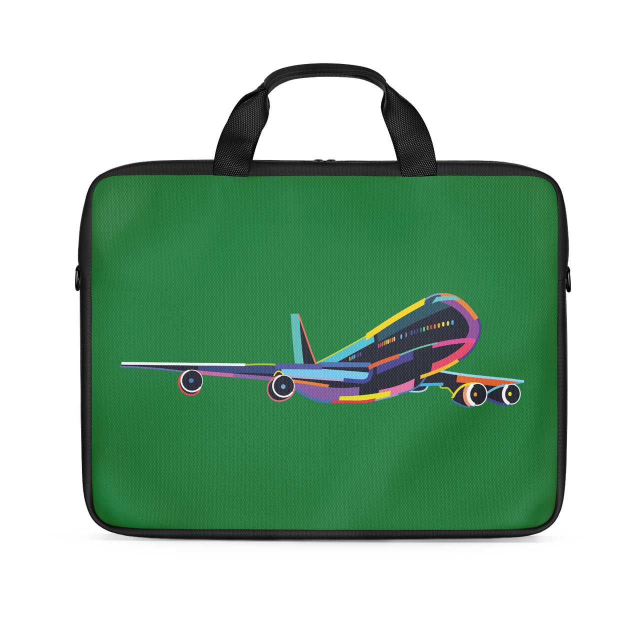 Multicolor Airplane Designed Laptop & Tablet Bags