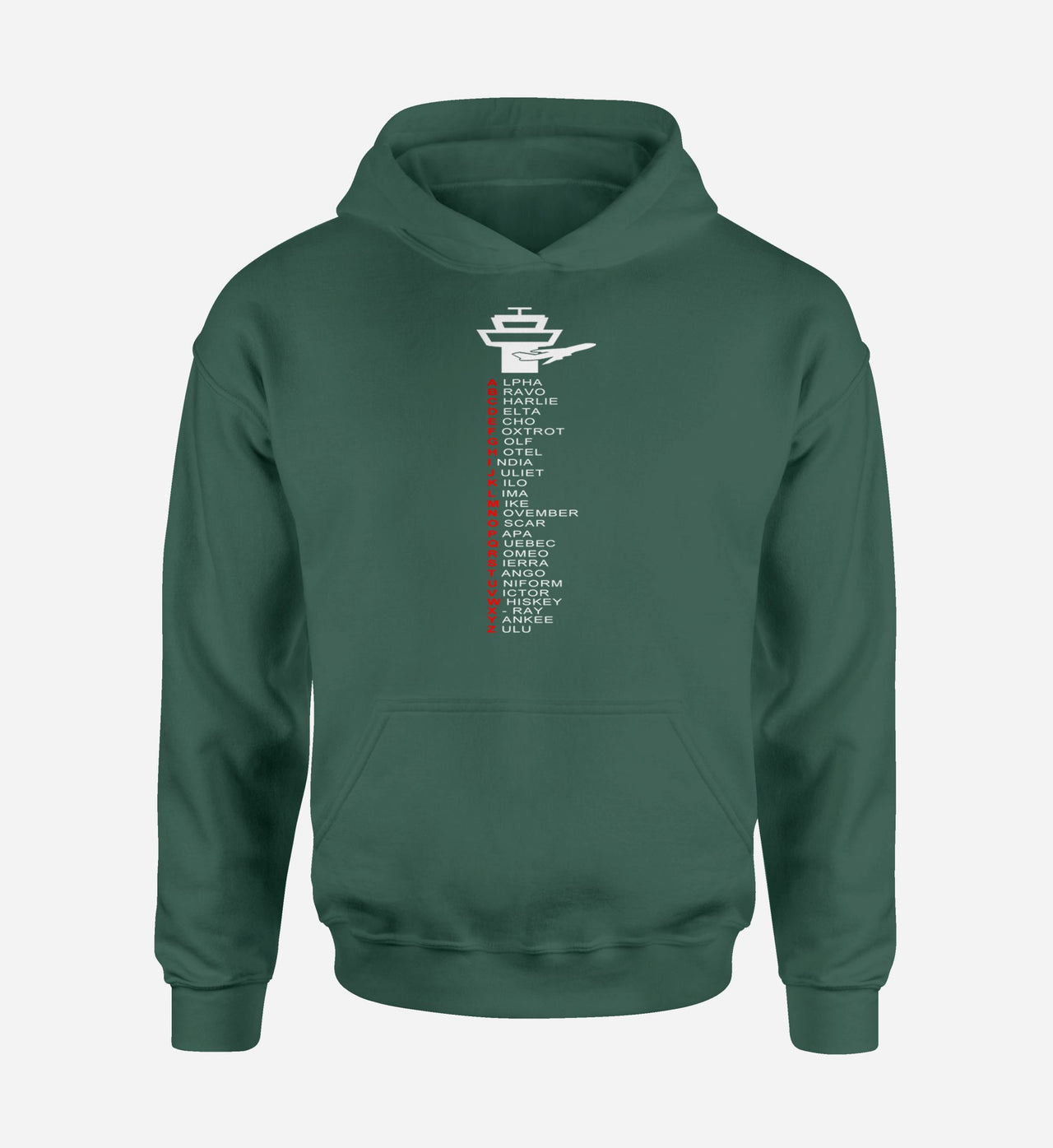 Aviation Alphabet Designed Hoodies