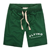Thumbnail for Flying All Around The World Designed Cotton Shorts
