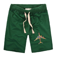 Thumbnail for Colourful Airplane Designed Cotton Shorts