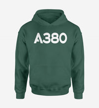 Thumbnail for A380 Flat Text Designed Hoodies