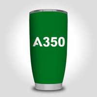Thumbnail for A350 Flat Text Designed Tumbler Travel Mugs