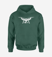 Thumbnail for Drone Silhouette Designed Hoodies