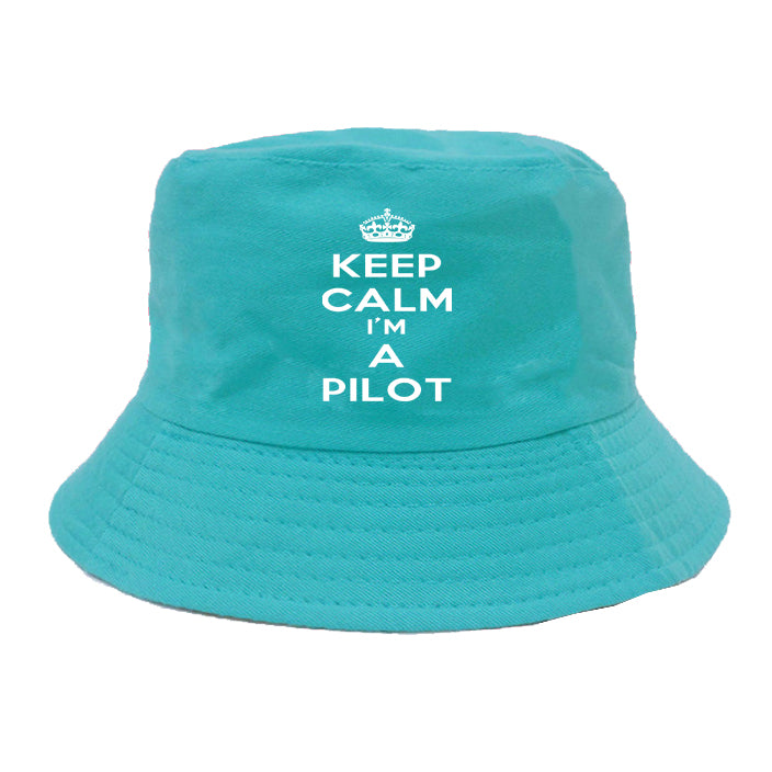 Keep Calm I'm a Pilot Designed Summer & Stylish Hats