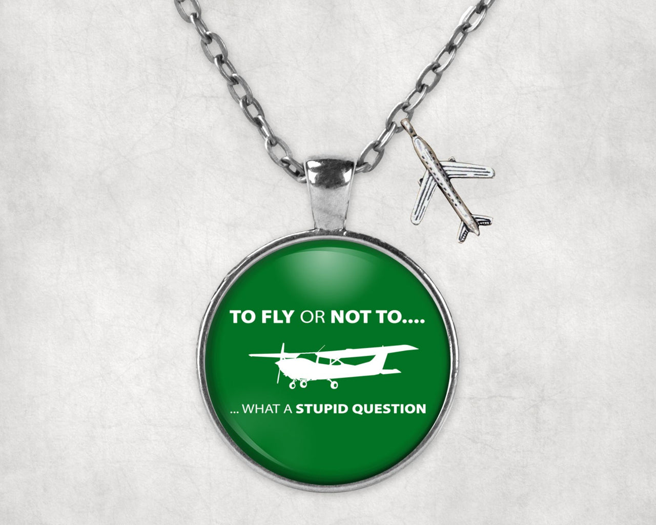 To Fly or Not To What a Stupid Question Designed Necklaces
