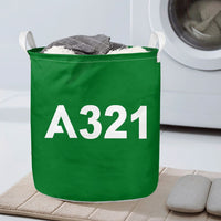 Thumbnail for A321 Flat Text Designed Laundry Baskets