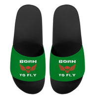 Thumbnail for Born To Fly SKELETON Designed Sport Slippers