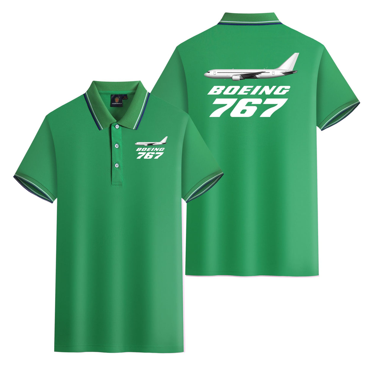 The Boeing 767 Designed Stylish Polo T-Shirts (Double-Side)