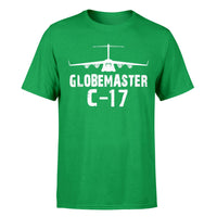 Thumbnail for GlobeMaster C-17 & Plane Designed T-Shirts