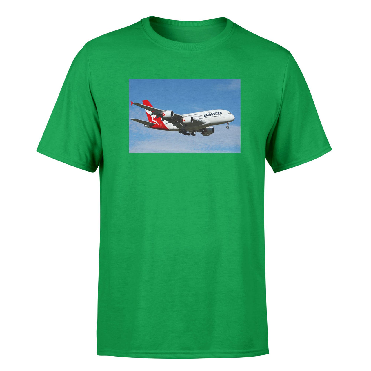 Landing Qantas A380 Designed T-Shirts