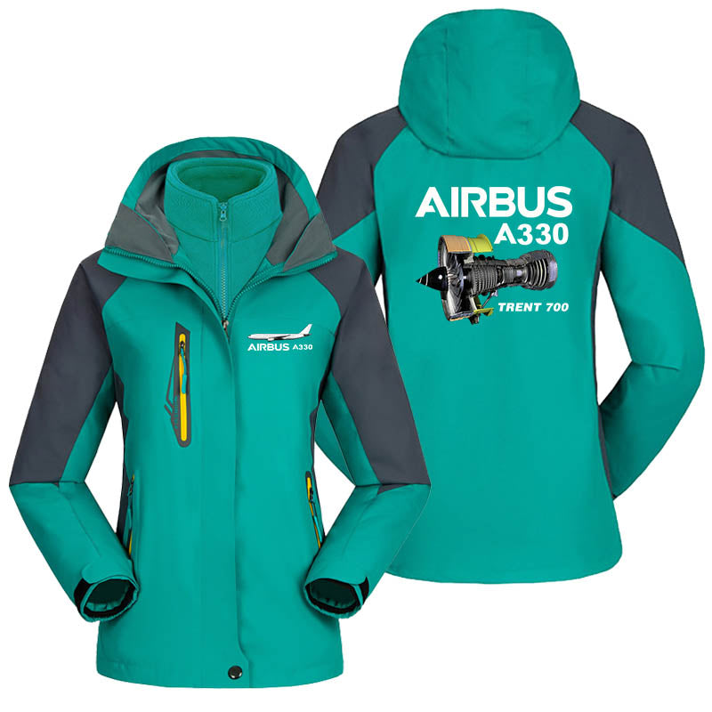 Airbus A330 & Trent 700 Engine Designed Thick "WOMEN" Skiing Jackets