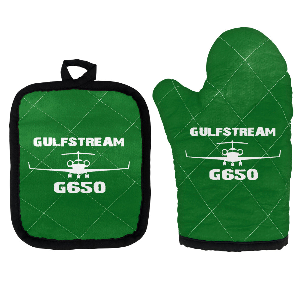 Gulfstream G650 & Plane Designed Kitchen Glove & Holder