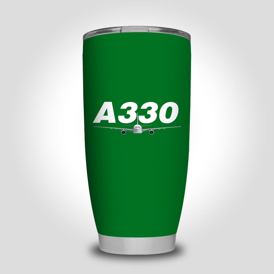 Super Airbus A330 Designed Tumbler Travel Mugs