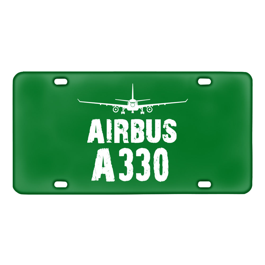 Airbus A330 & Plane Designed Metal (License) Plates