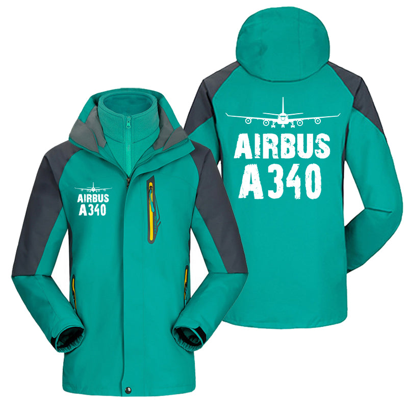 Airbus A340 & Plane Designed Thick Skiing Jackets