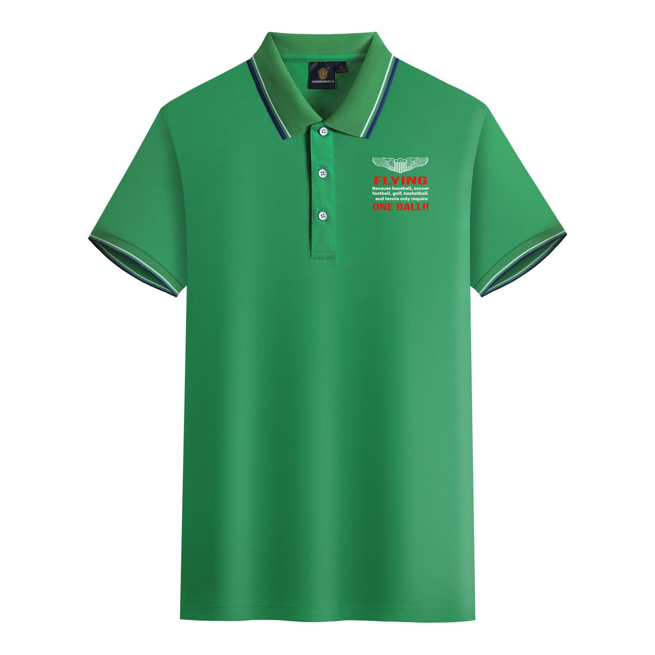Flying One Ball Designed Stylish Polo T-Shirts