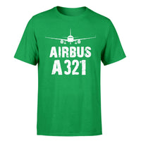 Thumbnail for Airbus A321 & Plane Designed T-Shirts
