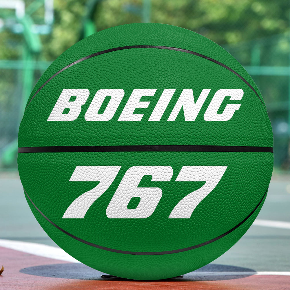 767 Flat Text Designed Basketball