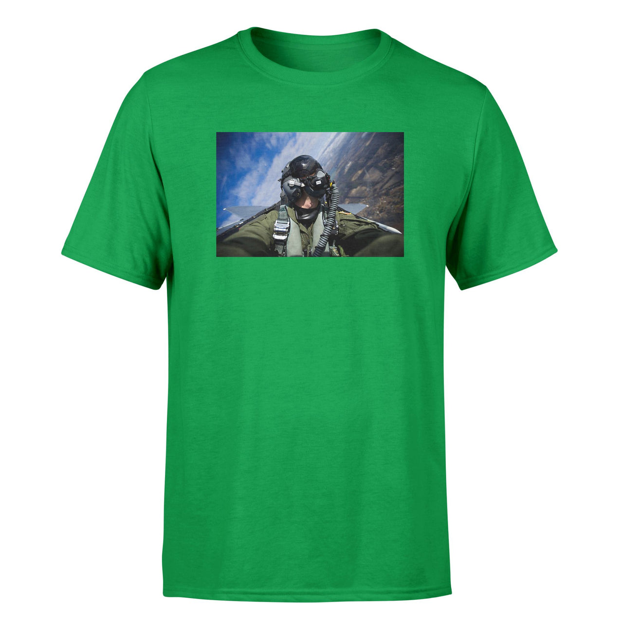 Amazing Military Pilot Selfie Designed T-Shirts